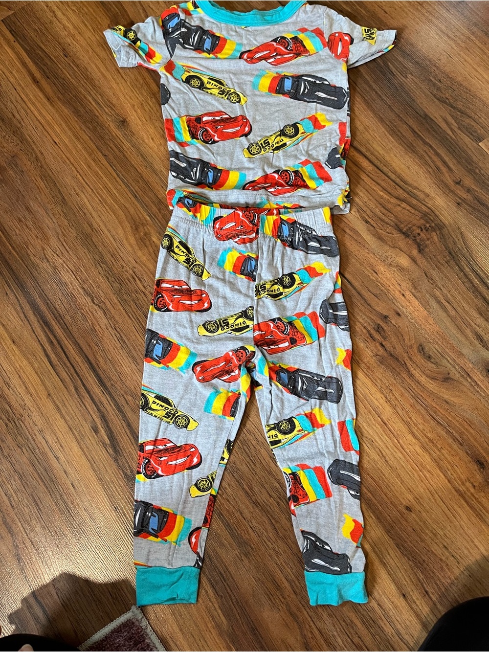 3/$10 Disney Cars Gray Pajama Set
